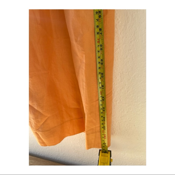 MaxMara Silk Dress with Tie Back in Orange - Picture 5 of 5